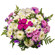 bouquet of spray and single chrysanthemums